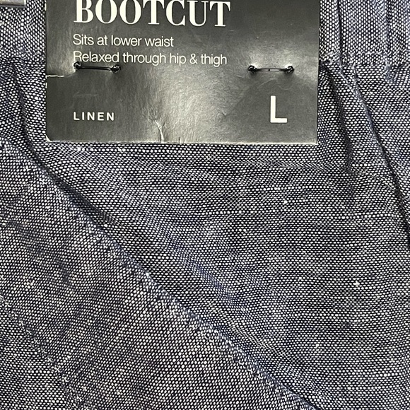 New York & Company Blue and White Boot Cut Pants - Picture 3 of 4